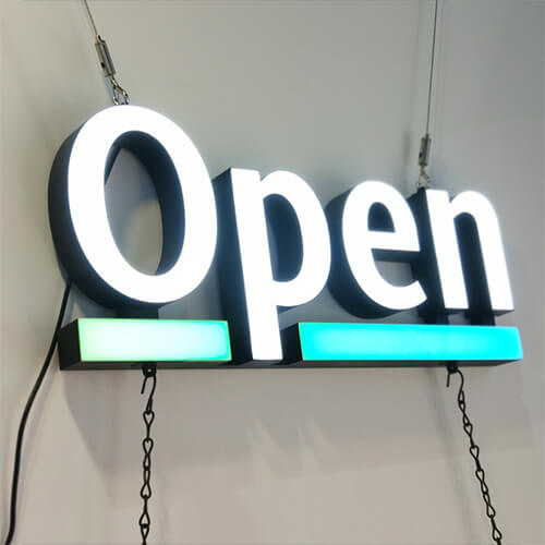 ABS Injection Led Signage